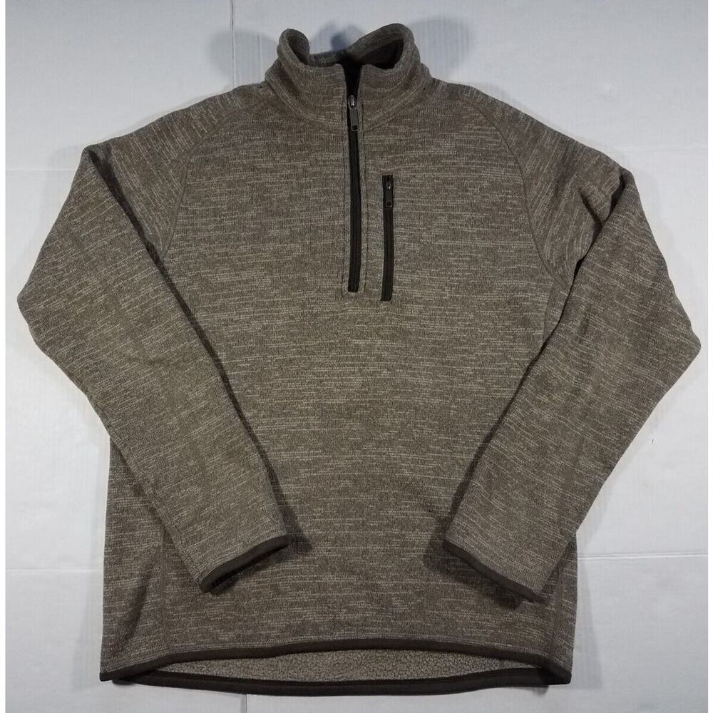 Patagonia Mens Brown Quarter Zip Pullover Sweatshirt no tag see measurements